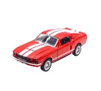 XGFFBAGB 1:32 For Mustang GT Alloy Diecast Car Model Pull Back Car Collection Gift(Red,No box)