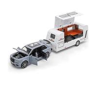 XGFFBAGB 1:32 For Trailer Alloy Diecasts Metal Car Model Collection Toy(Gray A,With box)