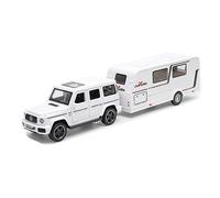 XGFFBAGB 1:32 For Trailer Alloy Diecasts Metal Car Model Collection Toy(White A,With box)