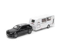 XGFFBAGB 1:32 For Trailer Alloy Diecasts Metal Toy Car Model Collection Gift(Black,With box)