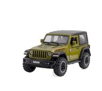 XGFFBAGB 1:32 For Wrangler Rubicon Diecast Alloy Model Car Metal Vehicle Off-Road Collectible Gift Toy(Green,With box)