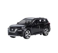 XGFFBAGB 1/32 For X-TRAIL SUV Alloy Diecast Metal Toy Off-road Vehicles Model Gifts(Black,With box)
