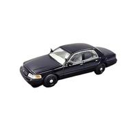 XGFFBAGB 1/64 For Crown Black Detective Edition Black Wheel Diecast Model Car(With box)