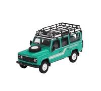XGFFBAGB 1/64 For Defender 110 1985 County Station Wagon Trident Green Diecast Model Car(No box)