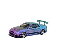 XGFFBAGB 1/64 For GT-R R34 Nismo Z-Tune Alloy Model Car(Color change C,With box)