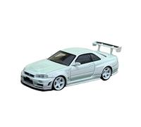 XGFFBAGB 1/64 For GT-R R34 Nismo Z-Tune Alloy Model Car(White B,No box)