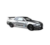 XGFFBAGB 1/64 For GTR R34 Diecast Cars Model Toy Collectible Desktop Ornament For Gift(No box)