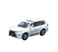 XGFFBAGB 1/64 For LX570 Diecast Model Car Toys Furnishing Articles(White,With box)