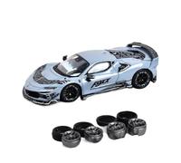 XGFFBAGB 1/64 For Mansory SF90 F9XX Spider Diecast Model Car(Gray B,No box)