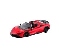 XGFFBAGB 1/64 For SF90 Hybrid Convertible Supercar Diecast Model Car(Red,No box)