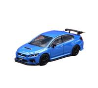 XGFFBAGB 1/64 For STI WRX Racing Toy Car Model Diecast Metal Alloy Vehicle Free Wheels Collection Gift(Blue,With box)