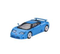 XGFFBAGB 1/64 For Vision Gran Chiron EB110 GT Diecast Model Car Collection Hobby Toys(Blue B,With box)