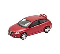 XGFFBAGB 1/64 For VOL C30 Style Racing Model Car Alloy Diecast Toys Collection Decoration(Red,With box)