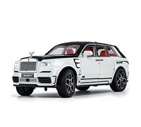 XGFFBAGB Diecast 1:24 Alloy Model Car For Cullinan Masory SUV Metal Vehicle Collectible Gift Toys(White,With box)