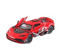 XGFFBAGB For B-ONE 1:24 Alloy Model Car Toy Diecasts Metal Casting Car(Red,With box)