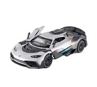 XGFFBAGB For B-ONE 1:24 Alloy Model Car Toy Diecasts Metal Casting Car(Silver,With box)