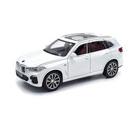 XGFFBAGB For BmX5 1:24 Scale City Suv Metal Model With Light And Sound Diecast Car Pull Back Alloy Toy Collection(White,No box)