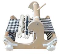 XGHDPBM Desktop Wooden Weaving Loom, DIY Hand-Knitting Weaving Machine, Weaving Frame Loom with Mixed Yarns, Weaving Width 20CM, Rigid Healds and Shuttles, for Beginners, Craft Artist