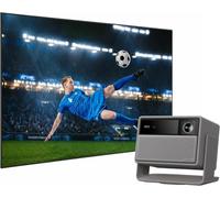 XGIMI HORIZON 20 4K RGB Triple Laser Home Projector with 100" Fixed Screen, 3200 ISO Lumens, Google TV with Licensed Netflix, Optical Zoom & Lens Shift, IMAX Enhanced, Dolby Vision, 300" Display