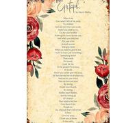 XGINERFEX A Legacy of Words Wall Art - Customizable Epitaph Poem Poster, Meaningful Gift for Remembrance, Graduation, Farewell, Framed Print for Home or Office(Framed,08x12inch(20x30cm))