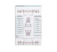 XGINERFEX Canine Feline Chart Veterinary Anatomy Reference Poster Canvas Print for Animal Hospital Exam Room(Unframed,08x12inch(20x30cm))