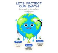 XGINERFEX Climate Change Poster Environmental Awareness Art Save the Earth for Eco Friendly Earth Day Classroom Motivational(Framed,12x18inch(30x45cm))