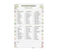 XGINERFEX Digestive System Support Foods Chart Meal Planning Guide and Grocery List Poster for Kitchen Home Clinic Waiting Room Wall Decor(Framed,12x18inch(30x45cm))