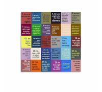 XGINERFEX Educational Human Rights Poster Declaration Of 30 Fundamental Rights Wall-Art For Classroom Office Home Decor Print(Unframed,16x24inch(40x60cm))