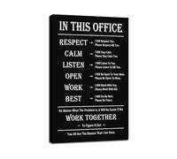 XGINERFEX Leadership Teamwork Collaboration Motivational Wall-Art Poster for Office Workplace Inspirational Decor Corporate Conference Room Employee Success(Framed,16x24inch(40x60cm))