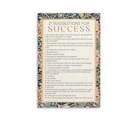 XGINERFEX Minimalist Motivational Wall-Art, Set of Success Principles Quote Posters for Contemporary Home Office Decor(Unframed,12x18inch(30x45cm))