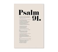 XGINERFEX Modern Christian Wall-Art, Inspirational Bible Verse Canvas Print, Uplifting Scripture Quote Poster for Home, Church and Office Decor(Unframed,16x24inch(40x60cm))
