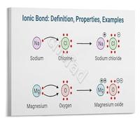 XGINERFEX What is an Bond Poster Definition and Examples Chemistry Educational Wall Chart for Learning(Unframed,08x12inch(20x30cm))