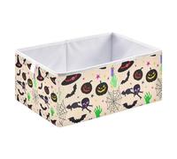 xgiua Shadow Witch Storage Cubes - Heavy Duty Fabric Storage Cubes for Shelves Closet - Collapsible Bins for Organizing Clothes Blankets Toys