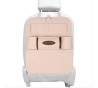 XGIXG Car Seat Organiser, For Citroen C-Zero 2009-2025 reinforced back panel Felt is stain-resistant kick resistant easy install Large capacity,D Beige