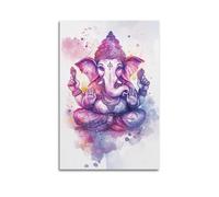 XGKJDS Exquisite Modern Family Canvas Wall Art Picture Print Photo Album-Watercolor Hindu Deity Poster, Colorful And Spiritual Art for Décor 16x24inch(40x60cm)
