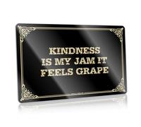 XGLVHQNEG Metal Beer Signs Kindness Is My Jam It Feels Grape Metal Sign