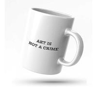 XGLVHQNEG Novelty Mug Art is Not A Crime Mug
