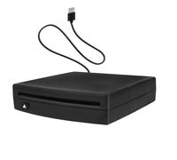 Xglysmyc External USB Car Universal CD Player,Vehicle CD Player for Car via USB Radio Connection Portable CD Player for Car Android Navigation with USB Port-Plug and Play