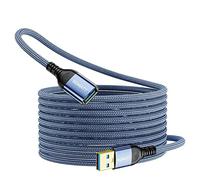 XGMATT Long USB 3.0 Extension Cable 4M,USB A Male to A Female Cable USB Extension Lead High Speed Data Transfer Compatible for Printer, Scanner, Camera, Keyboard, Card Reader, Hard Drive,Blue
