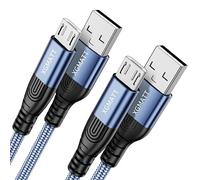 XGMATT Micro USB Cable 1M 2-Pack,Android Charger Cable Fast Charging Cable Nylon Micro USB Charger cable Compatible with Samsung Galaxy S7 S6 J7 Note 5, Kindle, PS4 and More, Bule