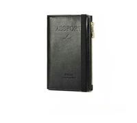 XGMTHBDD Wallet Blocking Ultra-Thin Passport Holder Travel Men's and Women's Multifunctional Id Bank Card Case-Gray