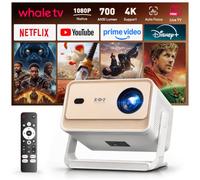 XGODY Gimbal N6 pro FHD Smart Projector with Wifi6 and Bluetooth, 700 ANSI | Native 1080P 4K Support 4D Auto Keystone & Auto Focus, Live TV+ Compatible with Netflix, Voice Control for Bedroom Home Movie