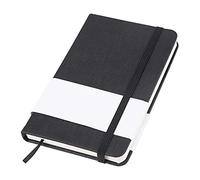 XGOPTS 2-Pack A6 Pocket Notebook, Leather Notepad, Small Hard Cover Mini Journal, Colors Classic Hardcover, 80 gsm Thick Paper for Office Home School Business Note Pads, 5.8 x 4 inches
