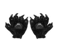 XGOPTS Animal Paw Gloves Wolf Claw Gloves Cute Cartoon Animal Claw Mittens Plush Winter Warm Gloves for Halloween Christmas Cosplay Fancy Dress Up Party Christmas Gifts