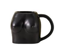 XGOPTS Boob Espresso Ceramic Coffee Mug Creative Human Body 3D Breasts Cup with Handle Artistic Large Boob Drinking Glass Art Breasts Water Cup Home Decor Gift for Halloween Xmas Birthday 300ML/360ML