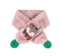 XGOPTS Christmas Holiday Kids Scarf Boys Girls Fluffy Warm Winter Autumn Kids Collar Scarf Cute Neck Warmer Children Festive Scarves 1-6Y