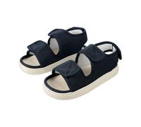XGOPTS Diabetic Slippers for Women Men Wide Fit Edema Swollen Slippers Memory Foam Anti-skid Adjustable Orthopedic Footwear Open Toe Slip-on Arthritis Surgical Sandals Cozy Summer Elderly Shoes
