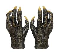 XGOPTS Halloween Werewolf Gloves Halloween Party Scary Demon Gloves Pointed Nails Beast Gloves Realistic Spooky Animal Claws Gloves Festival Cosplay Fancy Party Stage Costume Accessory for Adults