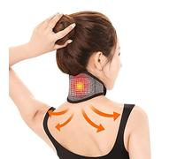 XGOPTS Magnetic Self Heating Neck Support Brace Cervical Collar Tourmaline Neck Brace Magnetic Therapy Neck Wrap for Neck Injury Pain Stiff Neck Stiffness Headache Cervical Spondylopathy