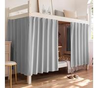 XGOPTS Students Dormitory Bunk Blackout Bed Curtain, Dormitory Bottom Bunk Blackout Bed Curtains Students Single Sleeper Shading Dustproof Bedding for Home School 1.35×2m